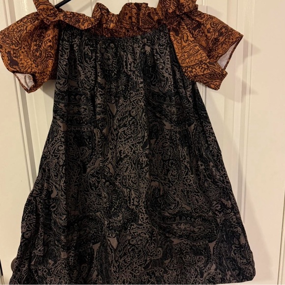 Free People Women Dress Sophie Printed Off the Shoulder Mini Dress Size XS - Picture 2 of 8